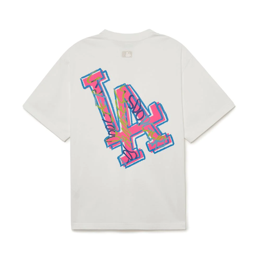 LIKE POPART OVER FIT LOS ANGELES DODGERS T-SHIRTS