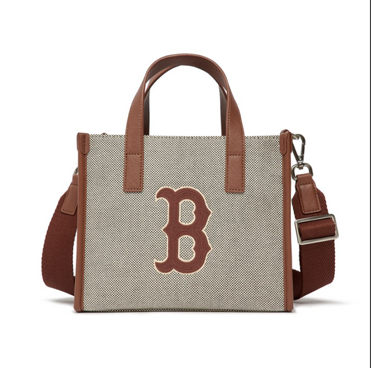 Basic big logo canvas boston redsox s-tote bag